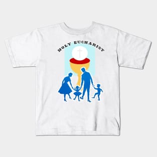 Family in the Eucharist Kids T-Shirt